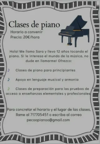 Clases de piano