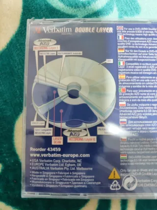 DVD+R Verbatim Doble Capa 8.5GB