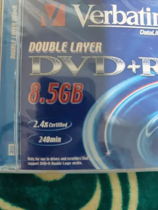 DVD+R Verbatim Doble Capa 8.5GB