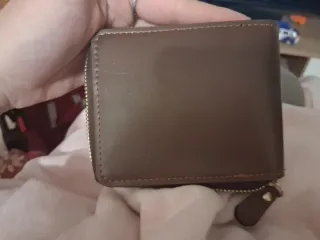 Cartera monedero hombre con cremallera