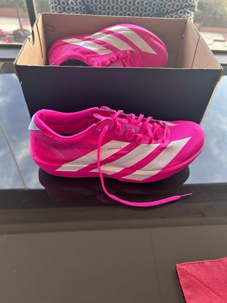Zapatillas Adidas Adizero Adios 9 Rosa/Blanco