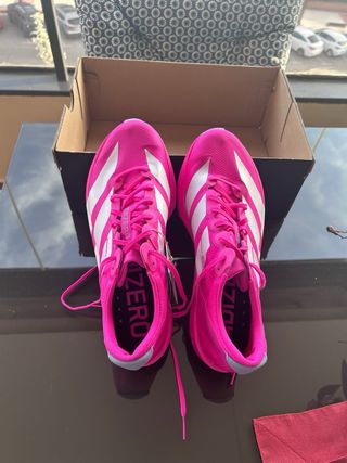 Zapatillas Adidas Adizero Adios 9 Rosa/Blanco