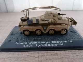 Maqueta Coche Guerra Sd.Kfz.232 (Libya)