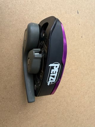 Petzl GriGri+ i mosquetón Petzl + cinta Mammut