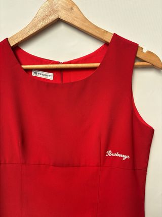 Burberrys Vintage Red Mini Dress - Archive Piece