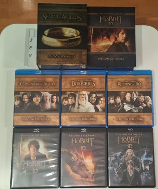Pack El Señor de los Anillos y El Hobbit bluray