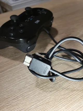 Mando Pro Negro Nintendo Wii