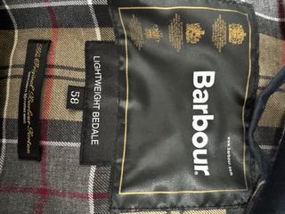 Barbour Talla 58 Chaqueta Negra Multiclor