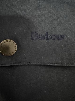 Barbour Talla 58 Chaqueta Negra Multiclor