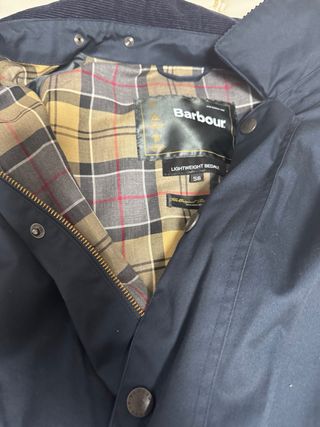 Barbour Talla 58 Chaqueta Negra Multiclor