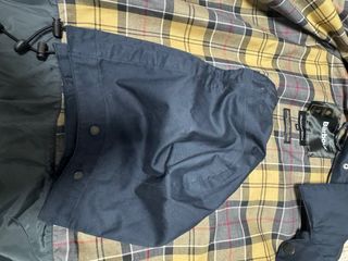 Barbour Talla 58 Chaqueta Negra Multiclor