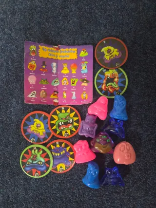 Pack Dracco Heads Gogo's Figuras Tazos Panfleto