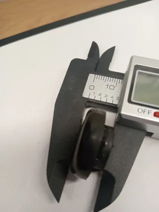 2 Botones Radio Antiguo Negro y Plata