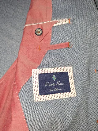 Americana gris hombre