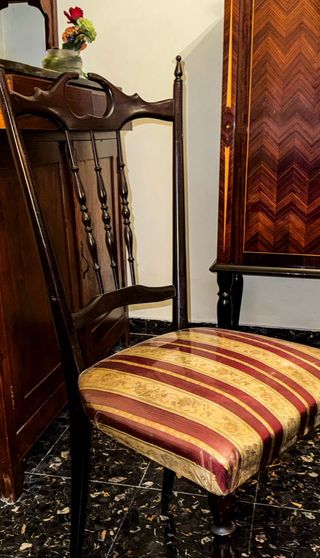 Sedia vintage anni '50 in legno