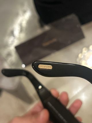 Gafas de sol Tom Ford negras y marrones