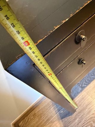 Mueble de entrada oriental negro