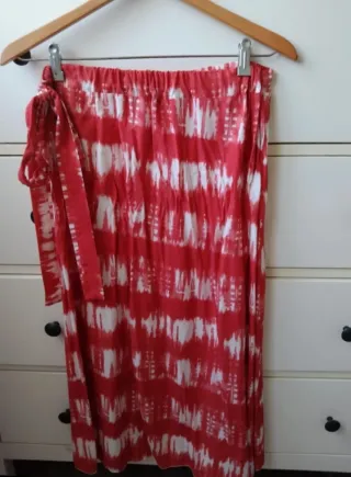 Falda verano estampado tie-dye talla L