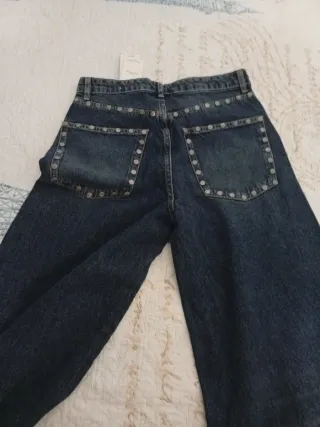 Pantalón vaquero Mango ancho
