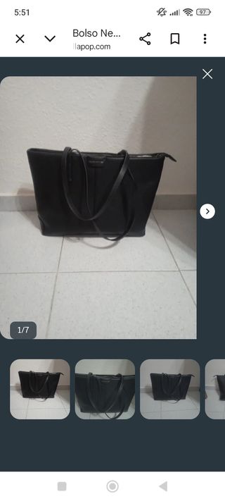 Bolso Negro Paco Martínez