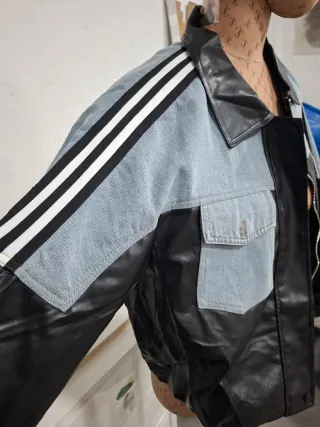 Chaqueta polipiel moderna talla s/m