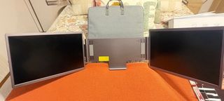 Portátil Pantalla Dual Gris