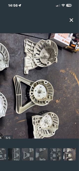 6 Tapas de Arranque Stihl Huecas