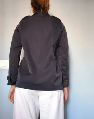 Chaqueta ligera azul marino Zara Basic