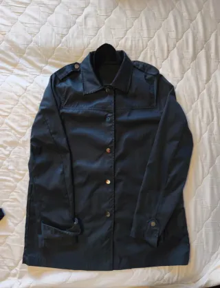 Chaqueta ligera azul marino Zara Basic