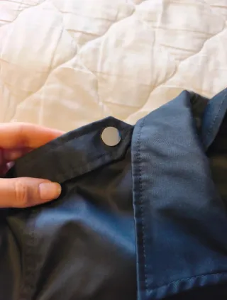 Chaqueta ligera azul marino Zara Basic