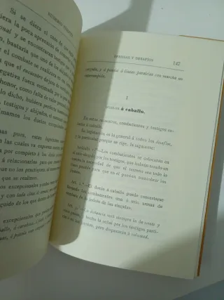 Ofensas y desafíos, Eusebio Yñiguez Copia facsímil