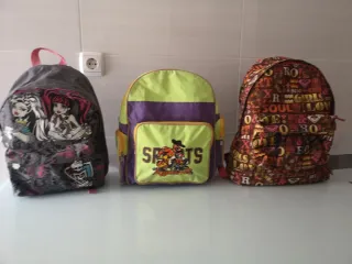 Lote 3 Zaini Scolastici per Bambini, Ragazzi