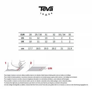 Sandalo TEVA HURRICANE XLT per bambini. 35/36.