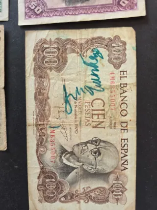 Lote Billetes Banco de España Clásicos