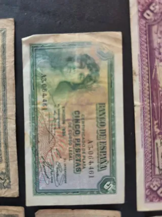 Lote Billetes Banco de España Clásicos