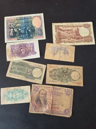Lote Billetes Banco de España Clásicos