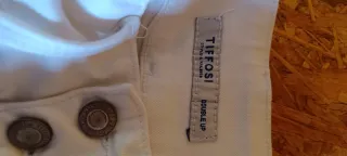 Pantalón Tifosi blanco elástico