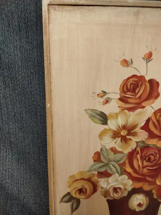 Quadro shabby chic fiori