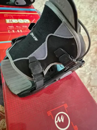 Tabla Snowboard quechua con Fijaciones Flow