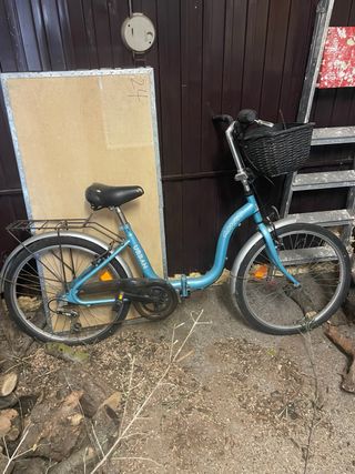 Bicicleta Plegable Amat Urban Azul