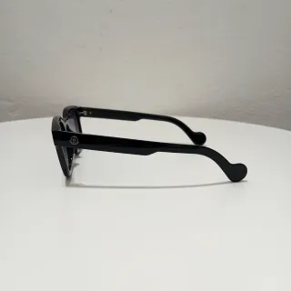 Occhiali da sole Moncler ML0107 neri specchiati