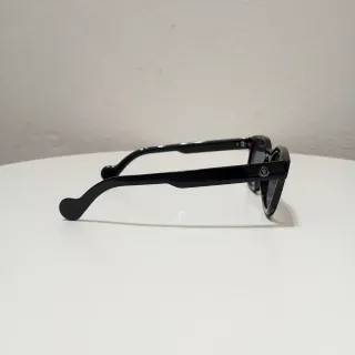 Occhiali da sole Moncler ML0107 neri specchiati