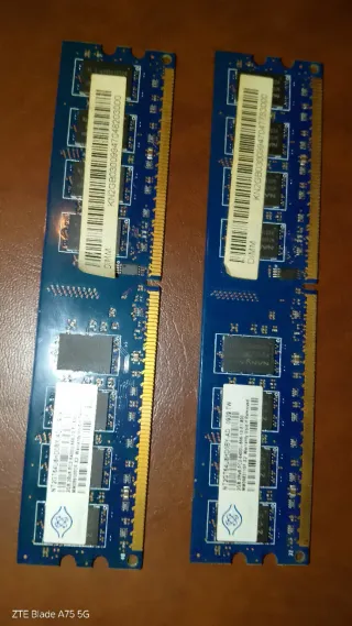 2 Tarjetas RAM 2GB DDR3
