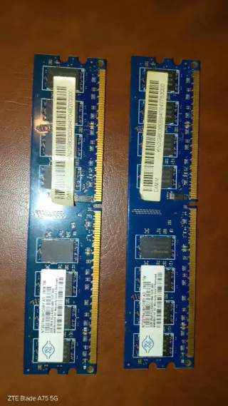 2 Tarjetas RAM 2GB DDR3
