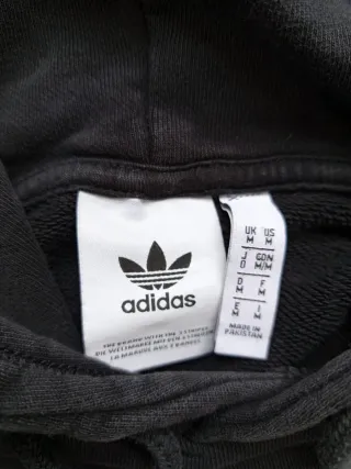 Sudadera Adidas Originals Negra M - Bolsillos Zip