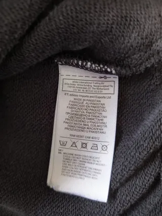 Sudadera Adidas Originals Negra M - Bolsillos Zip