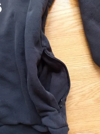 Sudadera Adidas Originals Negra M - Bolsillos Zip