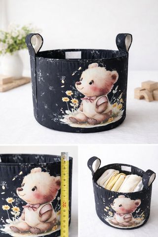 Cesta personalizada bebé artesanal regalo hermoso