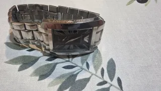 Reloj Emporio Armani Negro y Plateado