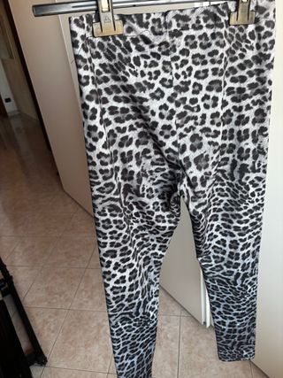 Leggings maculato grigio Susy Mix Tg. Unica